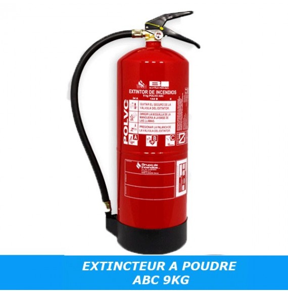 Extincteur à Poudre ABC 9KG