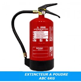 Extincteur à Poudre ABC 6KG
