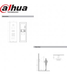 Station interphone extérieure pour immeuble – VTO1210C-X Dahua
