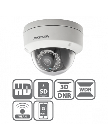 Caméra Dome réseau IP 4MP fixe WDR...